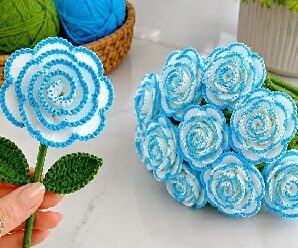 Te enseñare a tejer bellas flores crochet