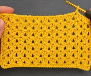 Aprende a tejer hermoso patron en crochet