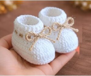 Te enseñare a tejer hermosos zapatitos de bebe