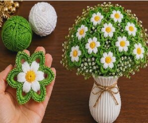 Como tejer hermosas margaritas crochet
