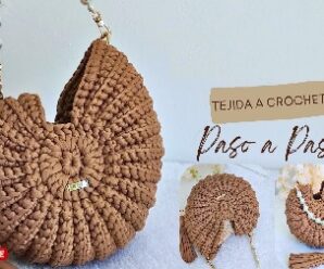 Como tejer lindo bolso de crochet