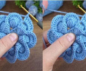 Como tejer hermosa rosa de crochet