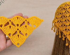 Como tejer sujetador de cabello crochet