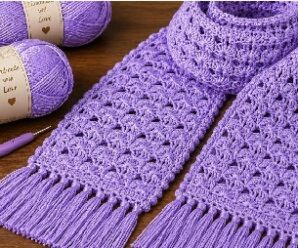 Te enseñare a tejer una bella bufanda crochet