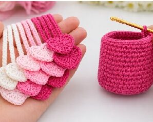 Como tejer corazoncitos crochet