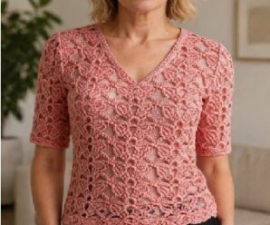 Como tejer linda blusa de crochet