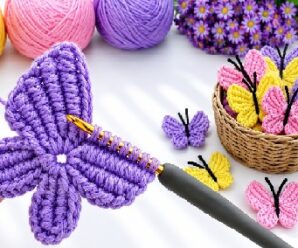Te enseñare a tejer maripositas a crochet
