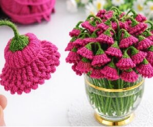 Aprende a tejer preciosas flores de crochet