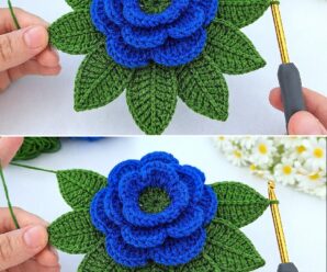 Como tejer hermosa flor en crochet