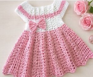 Como tejer hermoso vestido crochet