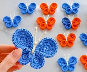 Aprende a tejer bellas maripositas crochet