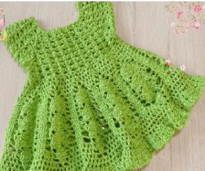 Aprende a tejer hermoso vestido para niña
