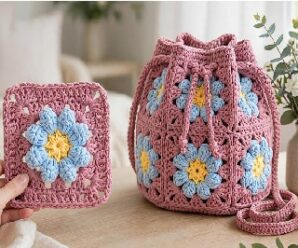 Como tejer un lindo bolsito crochet