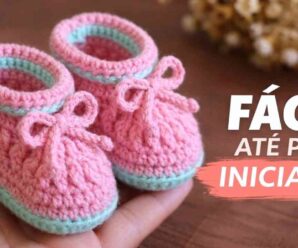 Aprende a tejer lindos zapatitos usando crochet