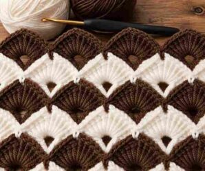 Aprende a tejer patron de rombos a crochet