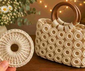 Tutorial para tejer novedoso bolso crochet