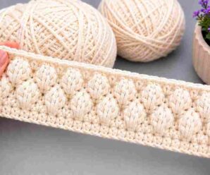 Te enseñare a tejer hermoso punto 3d crochet