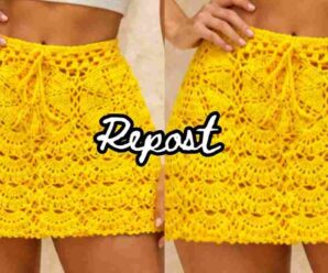Como tejer una hermosa falda en crochet